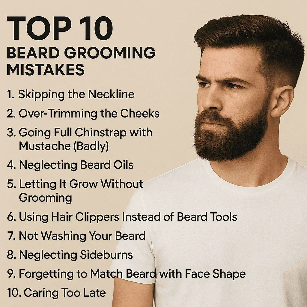 Top 10 Beard Grooming Mistakes and How to Avoid Them - Spiritual Affinity