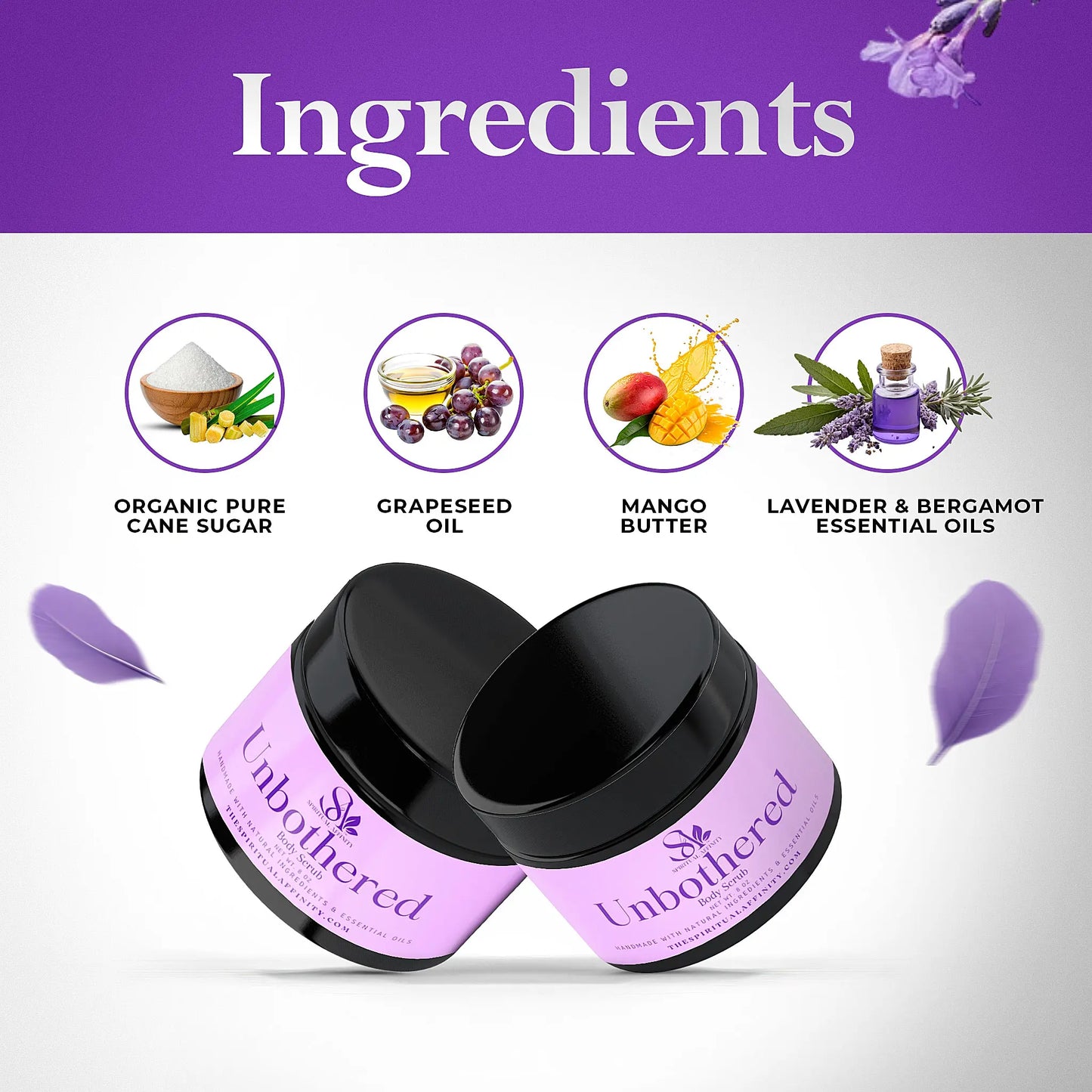 Unbothered Sugar Body Scrub - 8oz